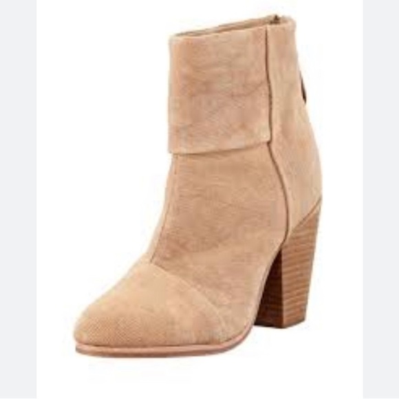 Rag & Bone Newbury Canvas ankle boots camel size 9.5 - Picture 1 of 11